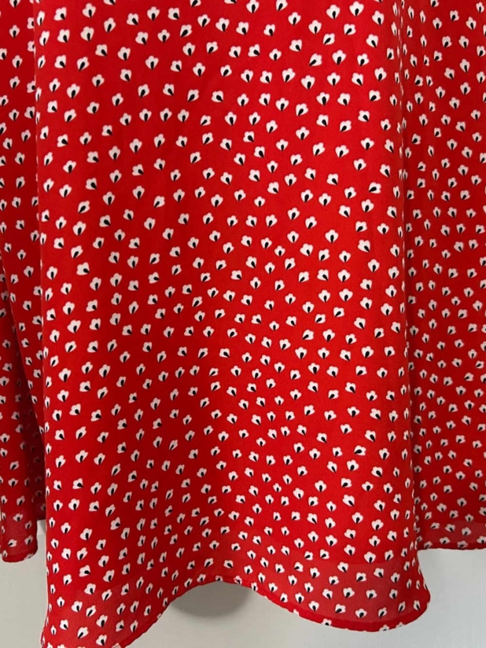 Dress Banana Republic Long Sleeve Preppy Classic Cherry Girl - Picture 6 of 10